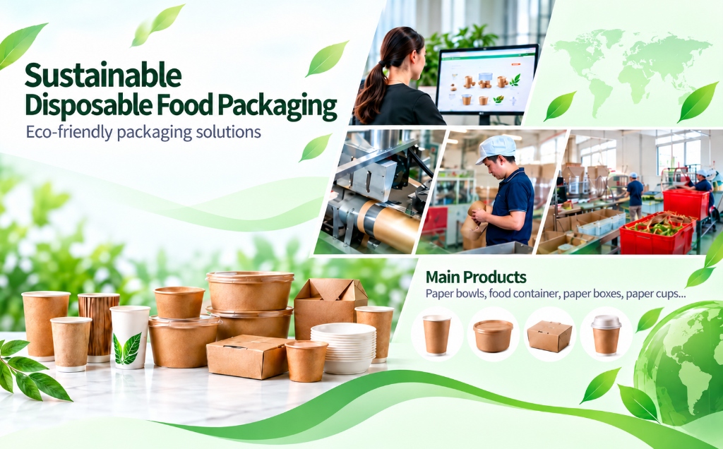 Sustainable Disposable Food Packaging - Eco-friendly packaging solutions